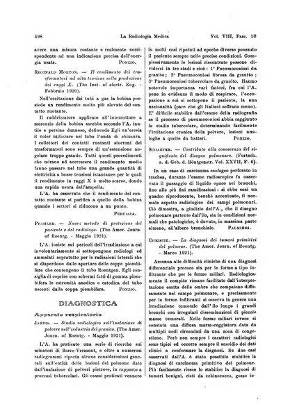 La radiologia medica rivista mensile