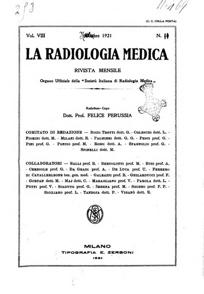 La radiologia medica rivista mensile