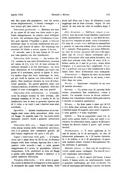 La radiologia medica rivista mensile