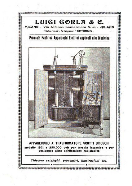 La radiologia medica rivista mensile