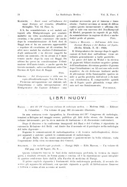 La radiologia medica rivista mensile