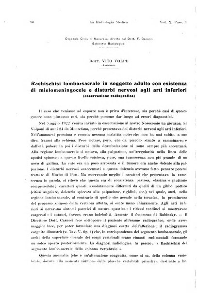 La radiologia medica rivista mensile