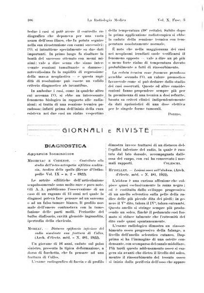 La radiologia medica rivista mensile