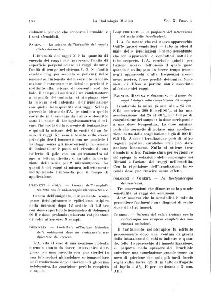 La radiologia medica rivista mensile