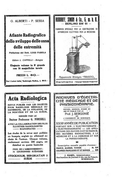 La radiologia medica rivista mensile