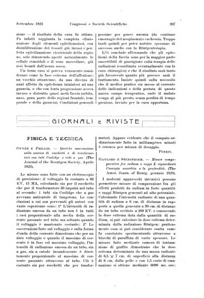 La radiologia medica rivista mensile