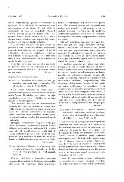 La radiologia medica rivista mensile