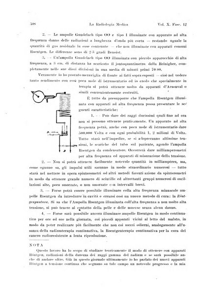 La radiologia medica rivista mensile