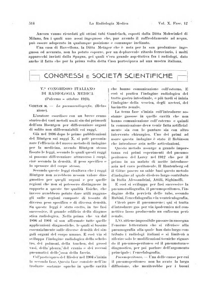 La radiologia medica rivista mensile