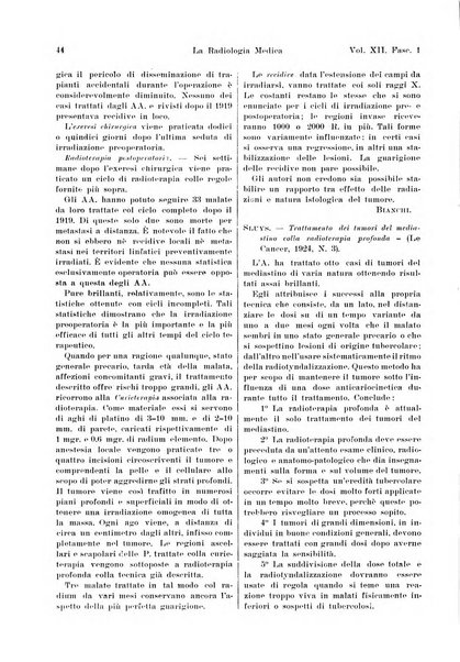 La radiologia medica rivista mensile