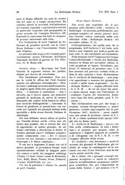 La radiologia medica rivista mensile