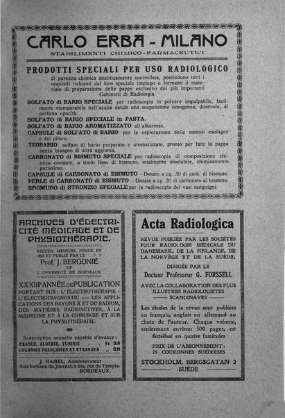 La radiologia medica rivista mensile