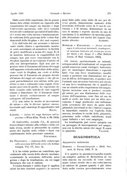 La radiologia medica rivista mensile