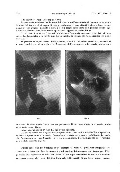 La radiologia medica rivista mensile