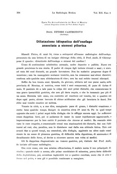 La radiologia medica rivista mensile