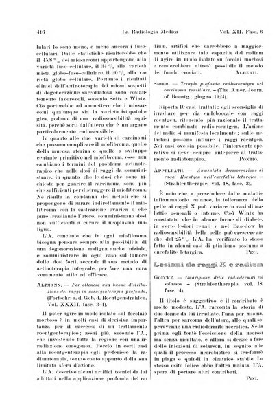 La radiologia medica rivista mensile