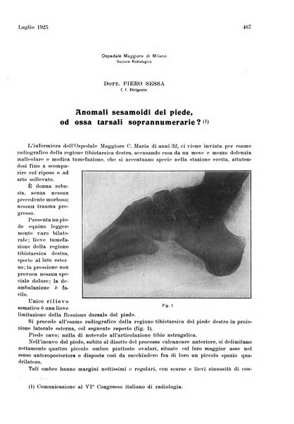 La radiologia medica rivista mensile