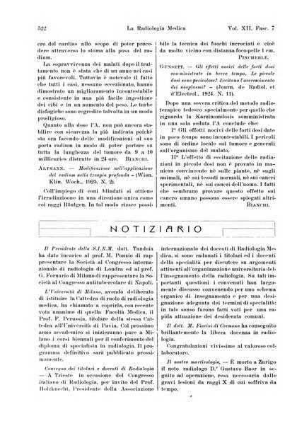 La radiologia medica rivista mensile