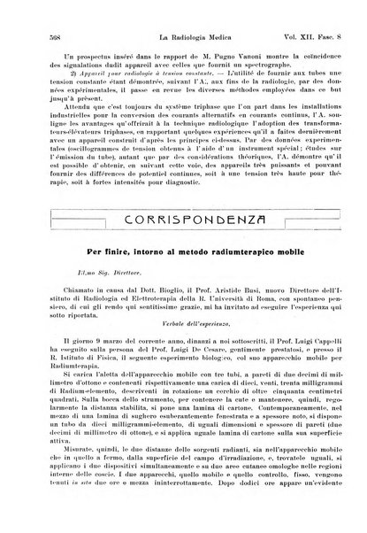 La radiologia medica rivista mensile