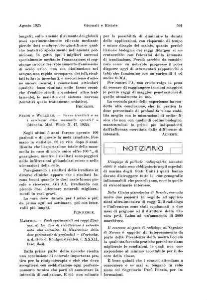 La radiologia medica rivista mensile