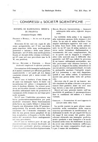 La radiologia medica rivista mensile