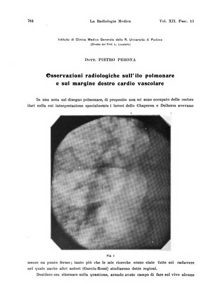 La radiologia medica rivista mensile