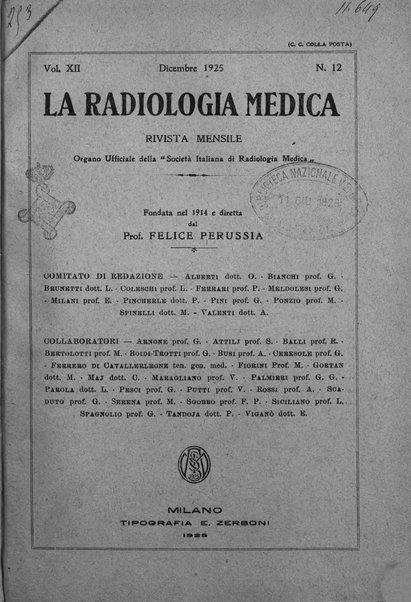 La radiologia medica rivista mensile