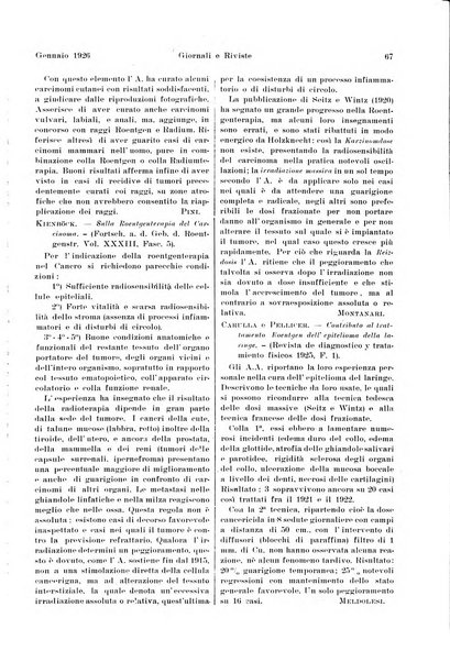 La radiologia medica rivista mensile