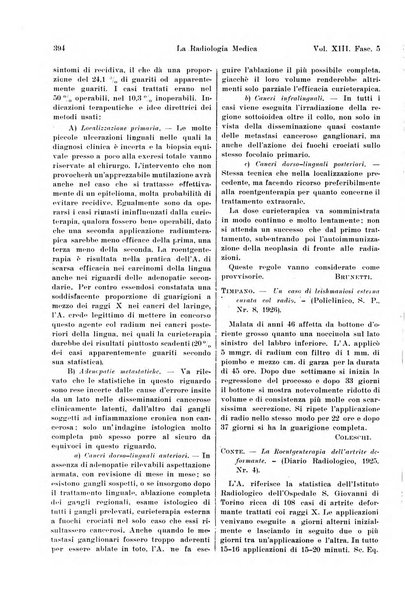 La radiologia medica rivista mensile