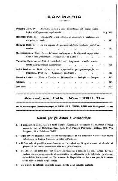 La radiologia medica rivista mensile