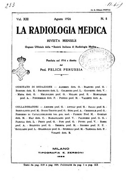 La radiologia medica rivista mensile