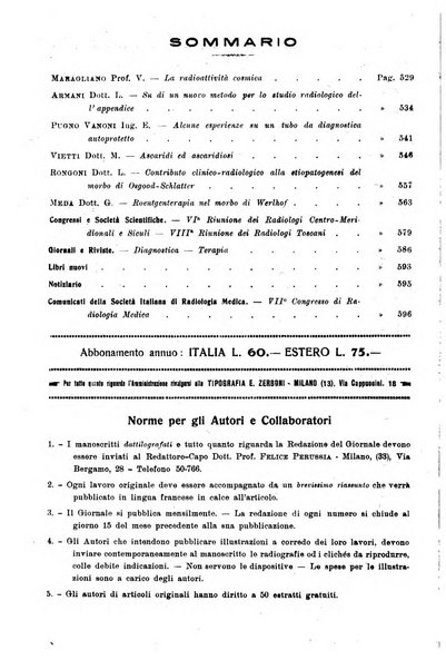 La radiologia medica rivista mensile