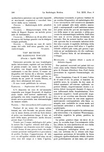 La radiologia medica rivista mensile