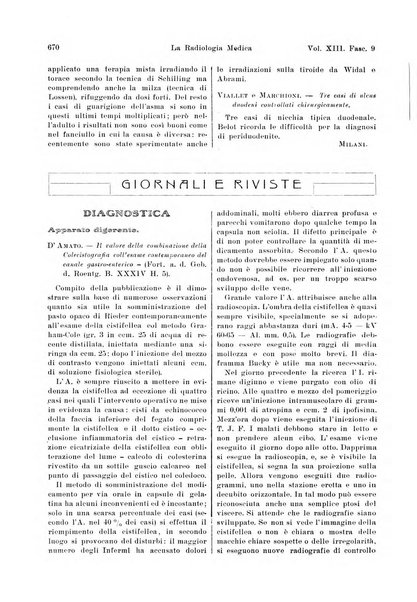 La radiologia medica rivista mensile