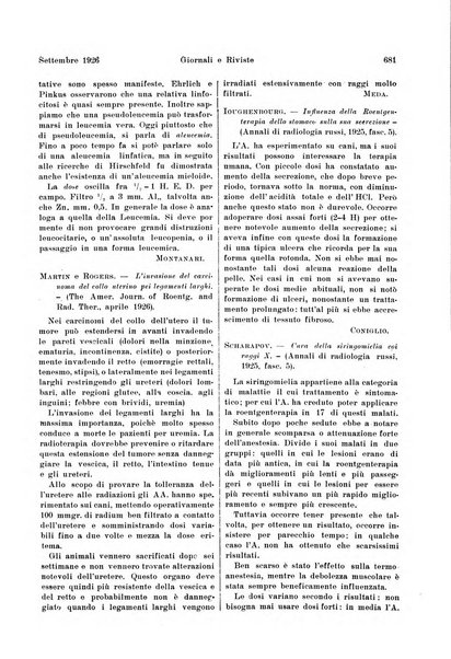 La radiologia medica rivista mensile