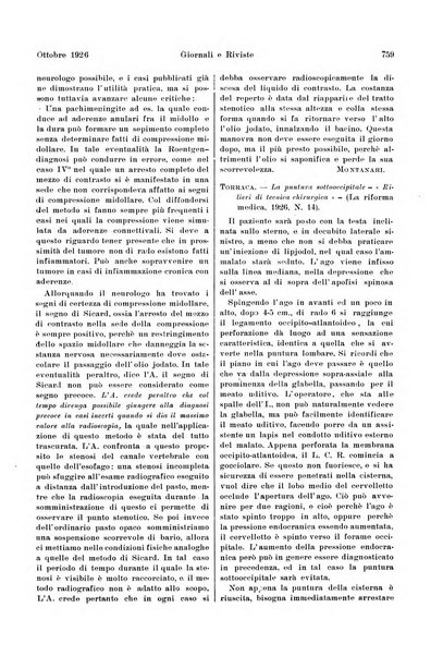 La radiologia medica rivista mensile