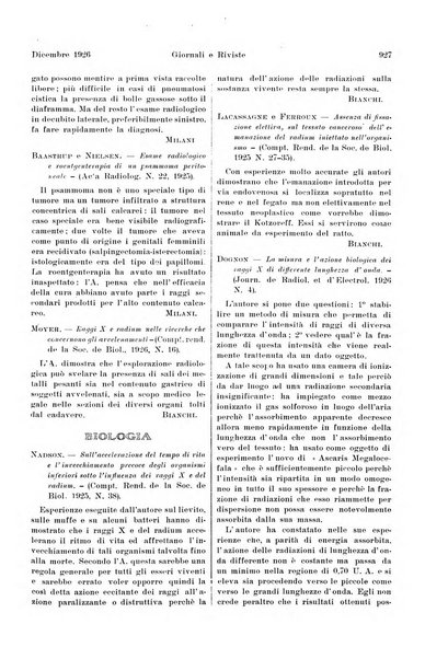 La radiologia medica rivista mensile