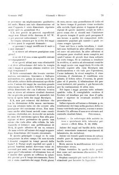 La radiologia medica rivista mensile