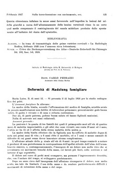 La radiologia medica rivista mensile