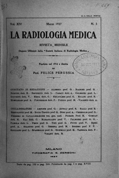 La radiologia medica rivista mensile