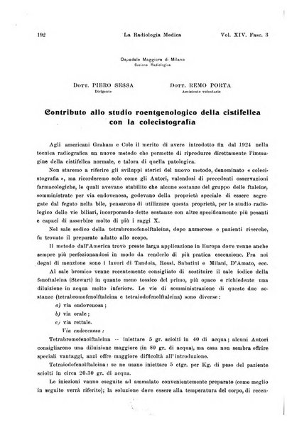 La radiologia medica rivista mensile