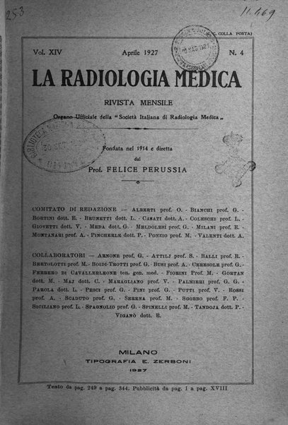 La radiologia medica rivista mensile