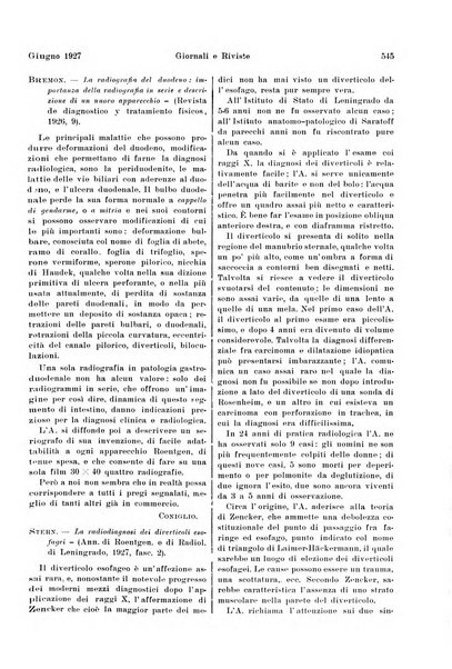 La radiologia medica rivista mensile