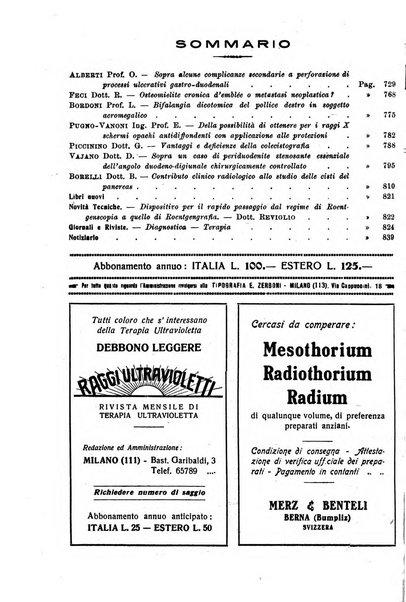 La radiologia medica rivista mensile