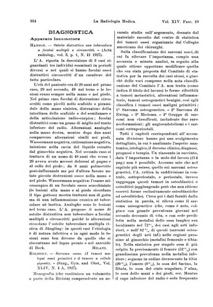 La radiologia medica rivista mensile