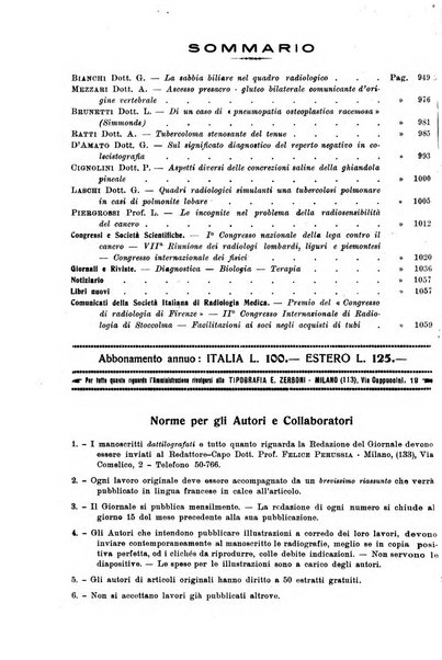 La radiologia medica rivista mensile