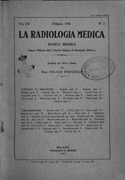 La radiologia medica rivista mensile