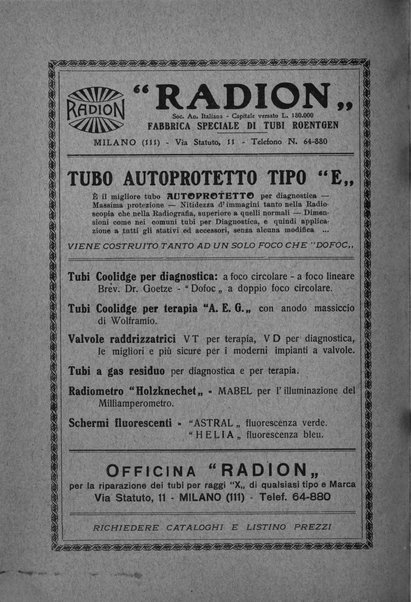 La radiologia medica rivista mensile