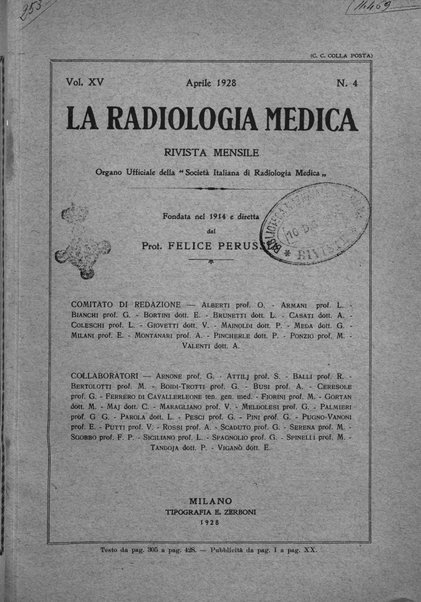 La radiologia medica rivista mensile