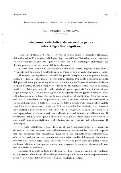 La radiologia medica rivista mensile